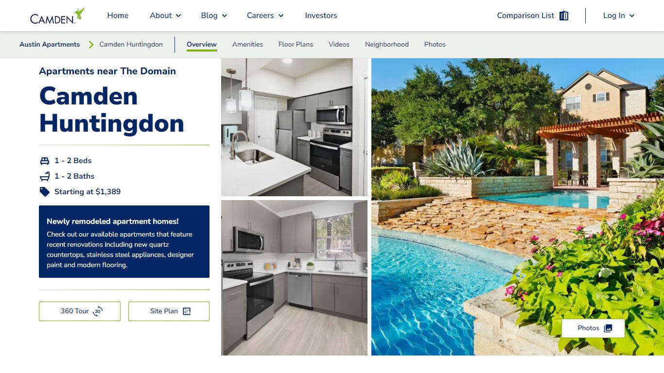 Apartments for Rent in Austin, TX - Camden Huntingdon - camdenliving.com