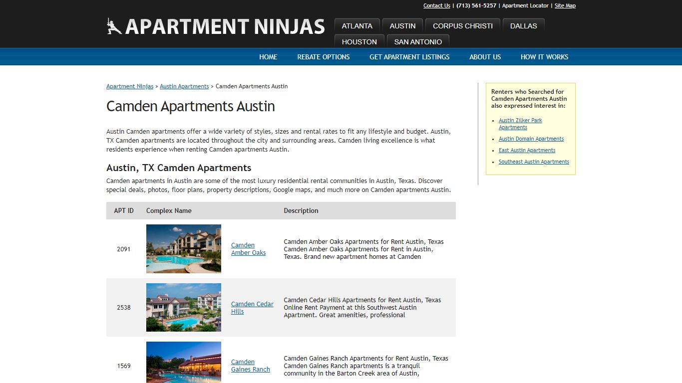 Camden Apartments Austin | Austin, TX Camden Apartments | Camden ...